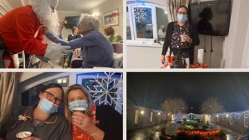 Christmas light switch on at Winters Park care home